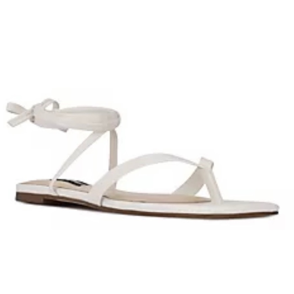 Nine West News Ankle Wrap Thong Sandal